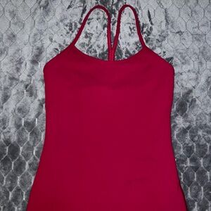 Lululemon, Power Y Tank Top, Red, Size Small